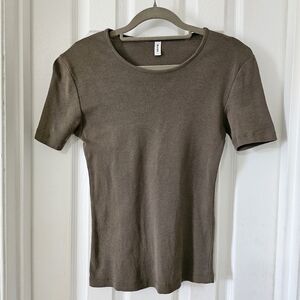 KOTN Women's Tee Tshirt Green/Gray Size Small